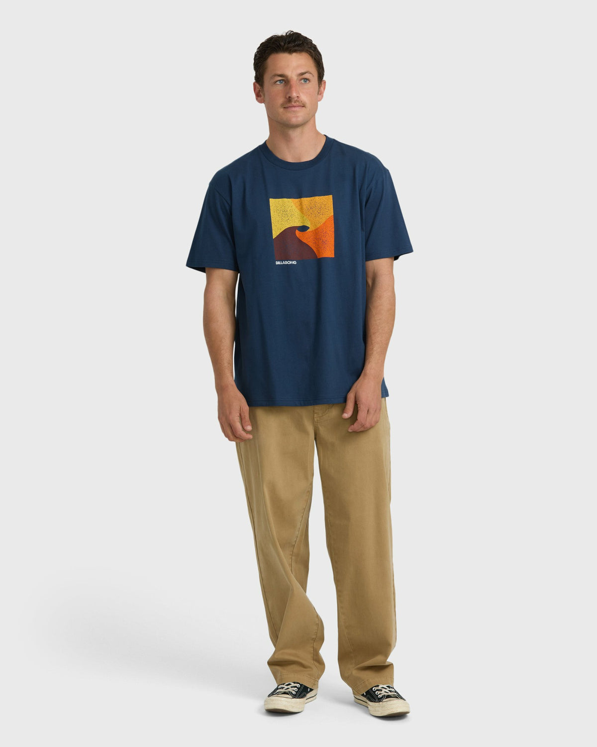 Billabong Men's Minds Eye Regular Short Sleeve T-Shirt - Midnight