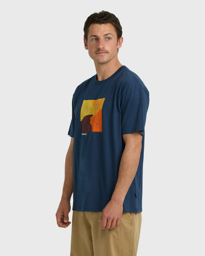 Billabong Men's Minds Eye Regular Short Sleeve T-Shirt - Midnight