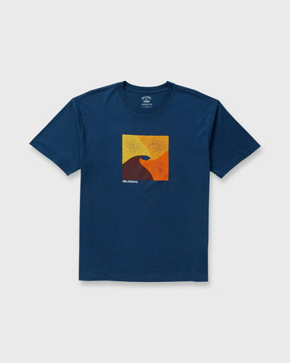 Billabong Men's Minds Eye Regular Short Sleeve T-Shirt - Midnight