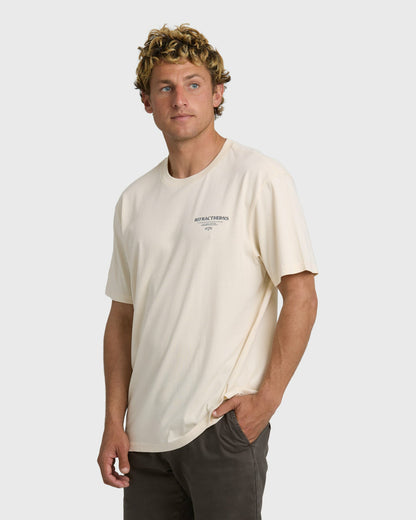 Billabong Men's Refractions Premium Short Sleeve T-Shirt - Oyster Gray