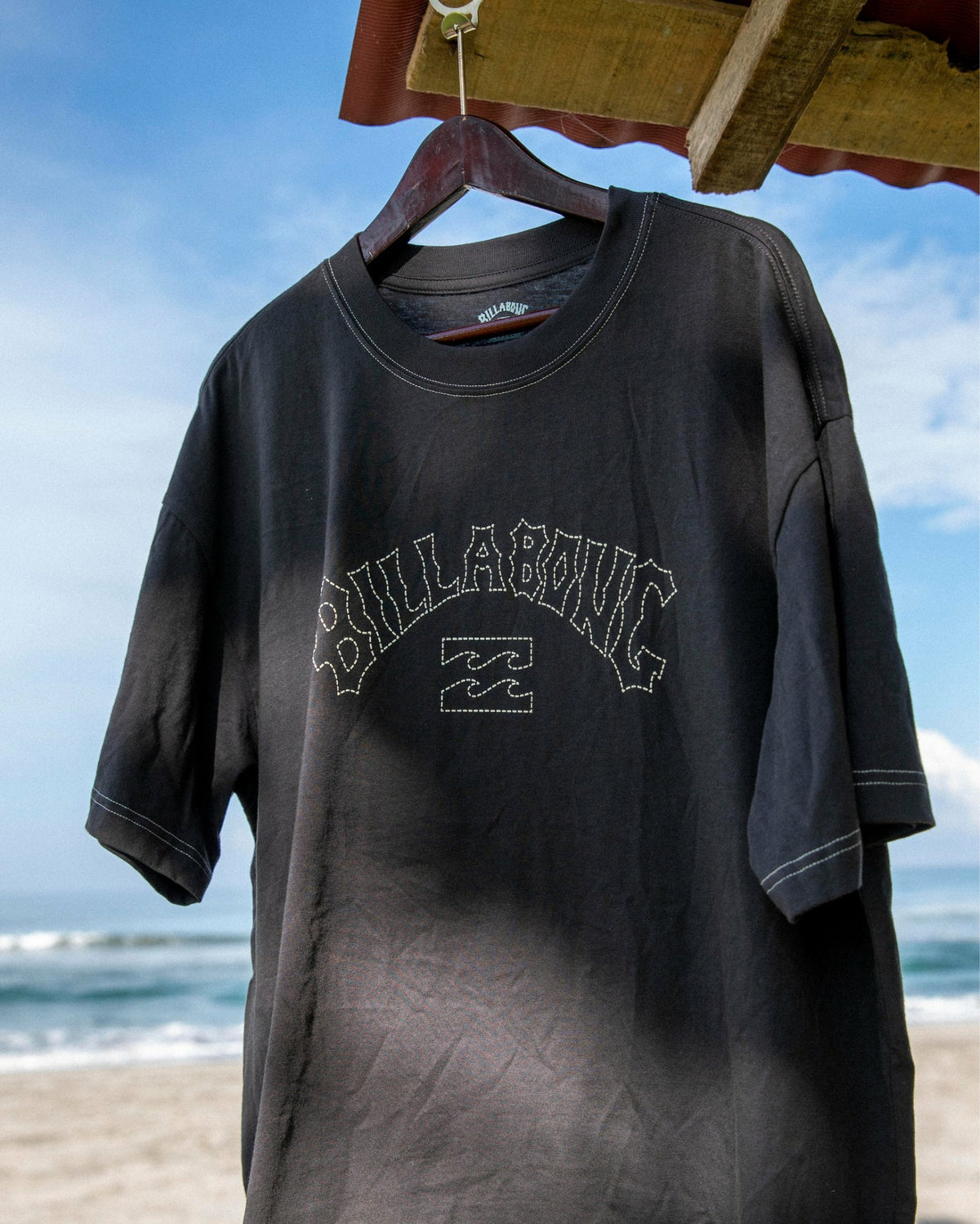 Billabong Men's Dash OG Short Sleeve Knit T-Shirt - Washed Black