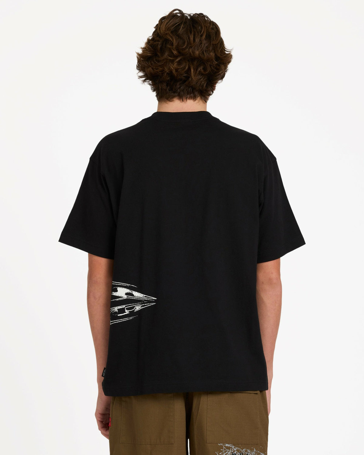 Billabong Men's Chrome Diamond Short Sleeve Knit T-Shirt - Black