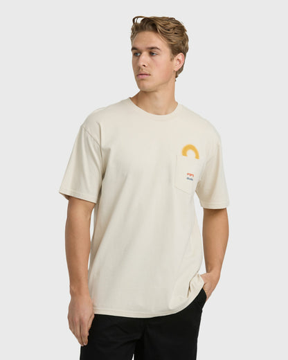 Billabong Men's Eclipse Regular Short Sleeve T-Shirt - Chino