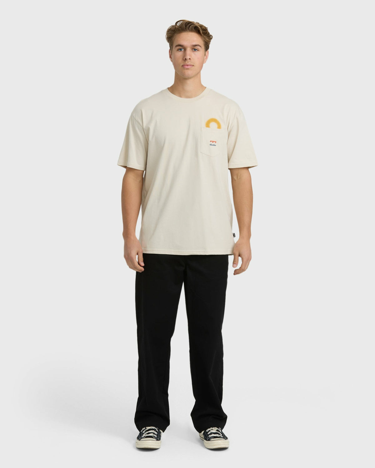 Billabong Men's Eclipse Regular Short Sleeve T-Shirt - Chino
