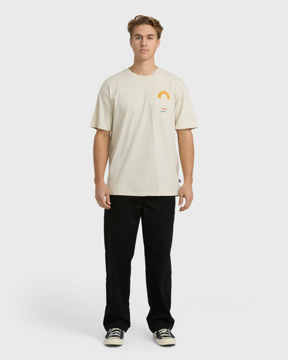 Billabong Men's Eclipse Regular Short Sleeve T-Shirt - Chino