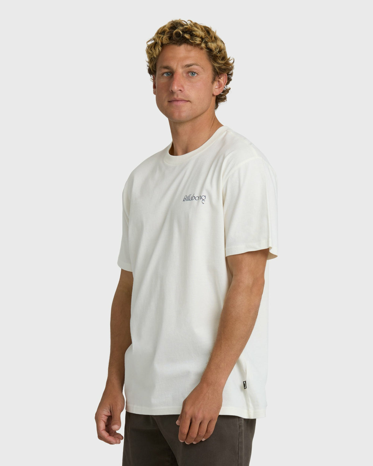 Billabong Men's L.a.g.o. Premium Short Sleeve T-Shirt - Off White