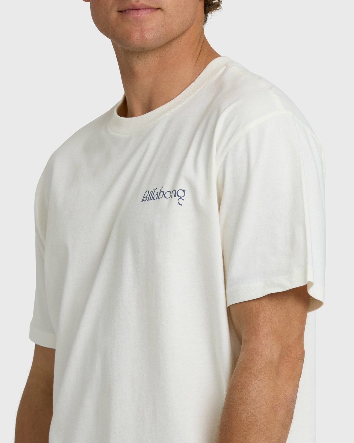 Billabong Men's L.a.g.o. Premium Short Sleeve T-Shirt - Off White
