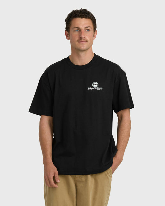 Billabong Men's A.I. Bio Wave OG Short Sleeve T-Shirt - Black