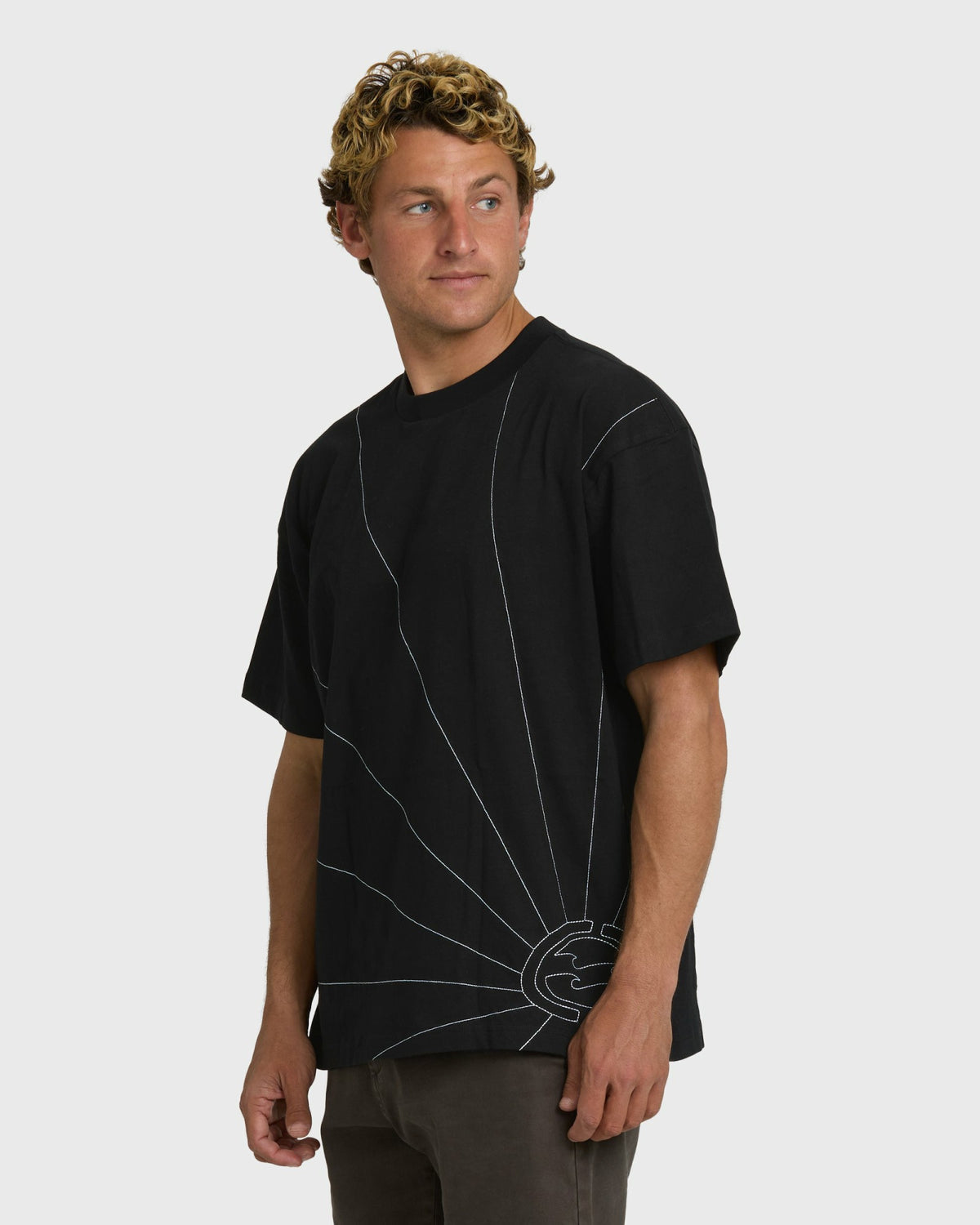 Billabong Men's A.I. Bio Stitch OG Short Sleeve T-Shirt - Black