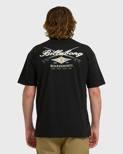 Billabong Men's Crossboards Short Sleeve T-Shirt - Chino