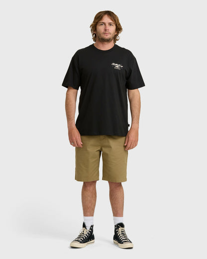 Billabong Men's Crossboards Short Sleeve T-Shirt - Chino