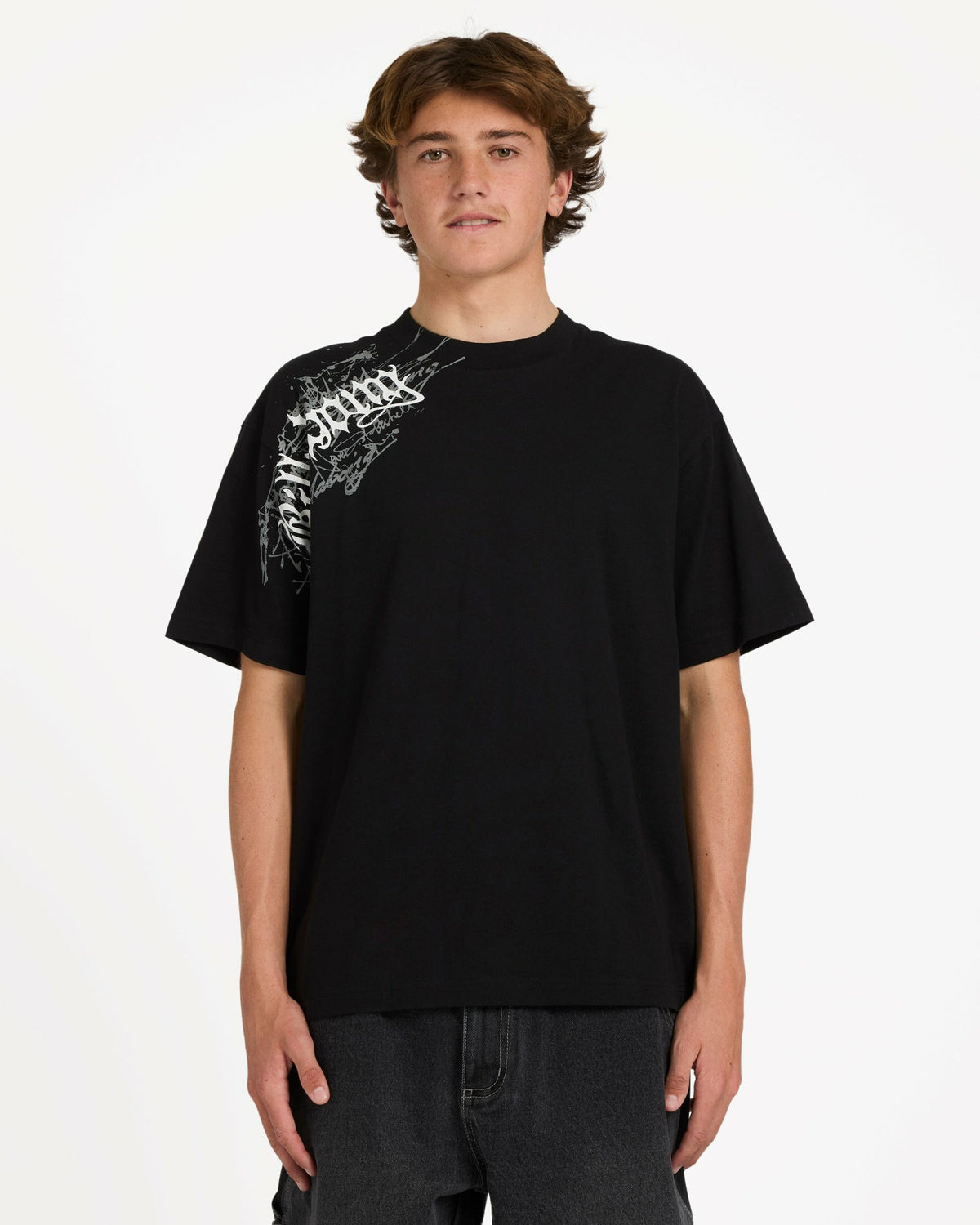 Billabong Men's Immortal Blast Short Sleeve Knit T-Shirt - Black