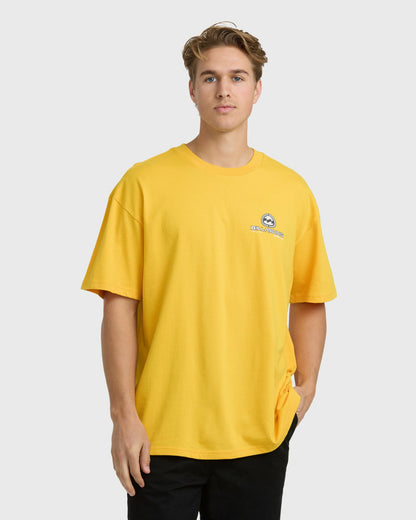 Billabong Men's A.I. Bio Wave OG Short Sleeve T-Shirt - Yellow