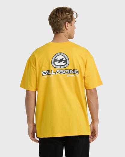 Billabong Men's A.I. Bio Wave OG Short Sleeve T-Shirt - Yellow