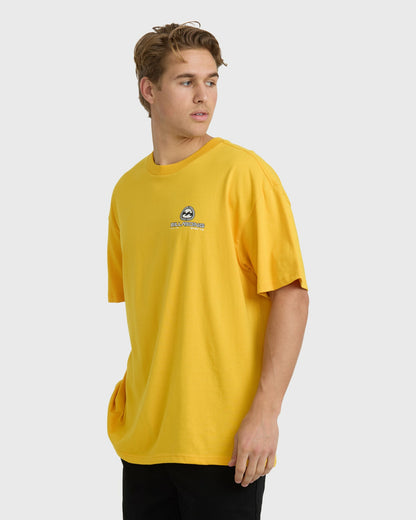 Billabong Men's A.I. Bio Wave OG Short Sleeve T-Shirt - Yellow