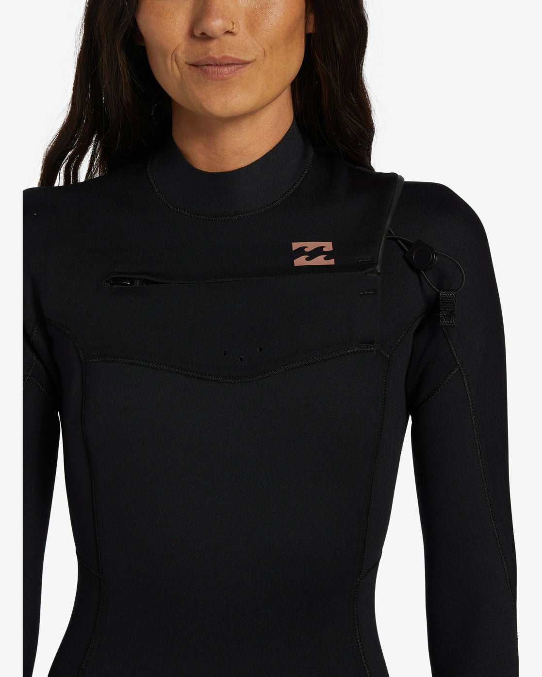 Billabong Women's 3\/2mm Foil GBS Chest Zip Wetsuit - Black