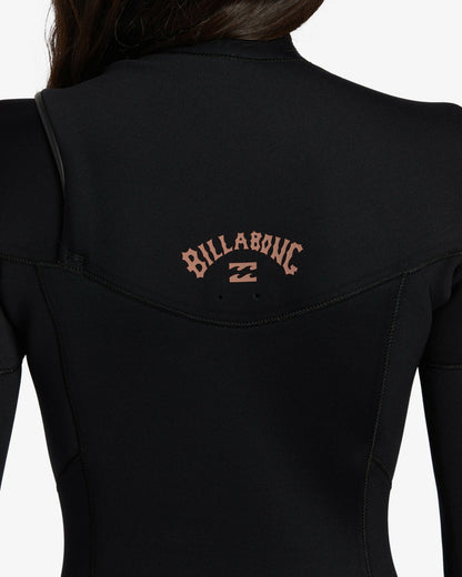 Billabong Women's 3\/2mm Foil GBS Chest Zip Wetsuit - Black