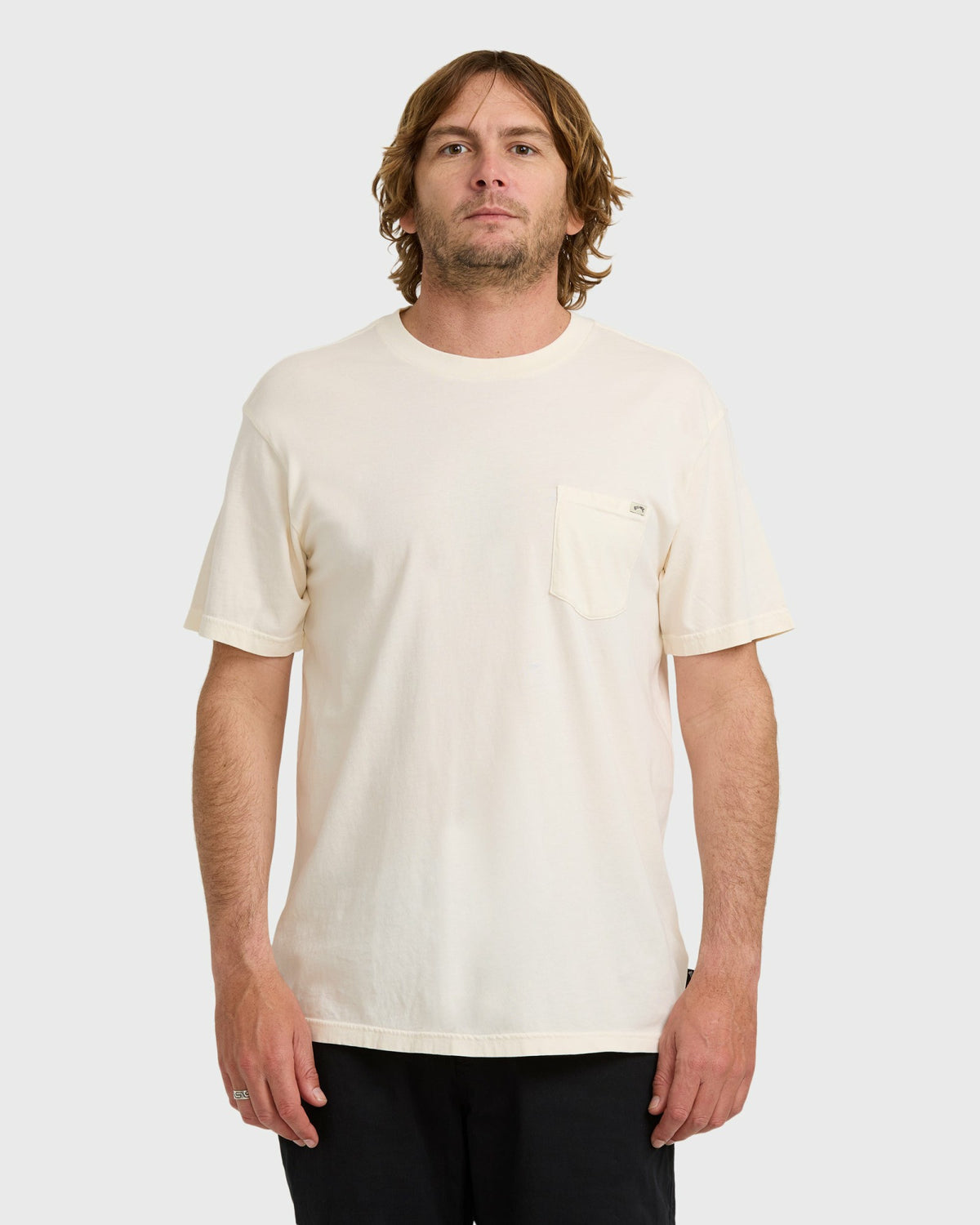 Billabong Men's Essential Premium Wave Wash T-Shirt - Off White