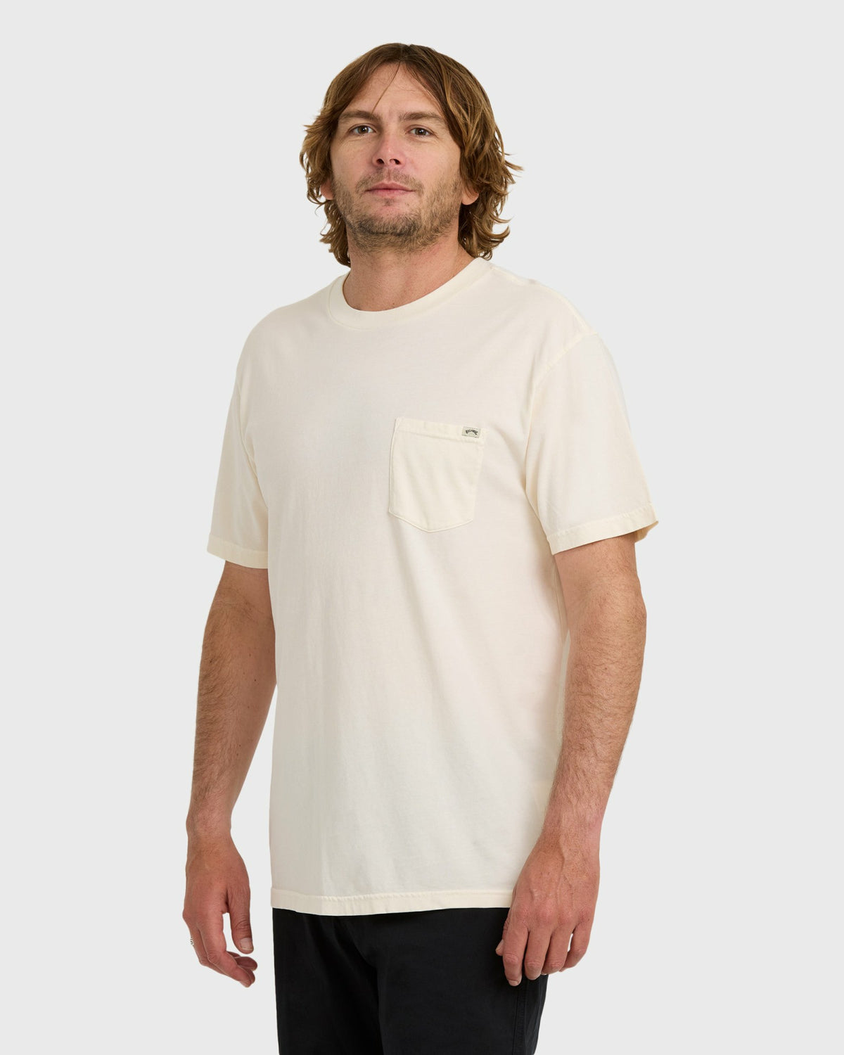 Billabong Men's Essential Premium Wave Wash T-Shirt - Off White
