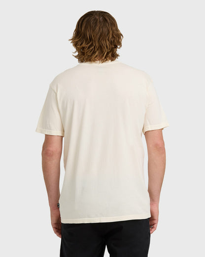 Billabong Men's Essential Premium Wave Wash T-Shirt - Off White