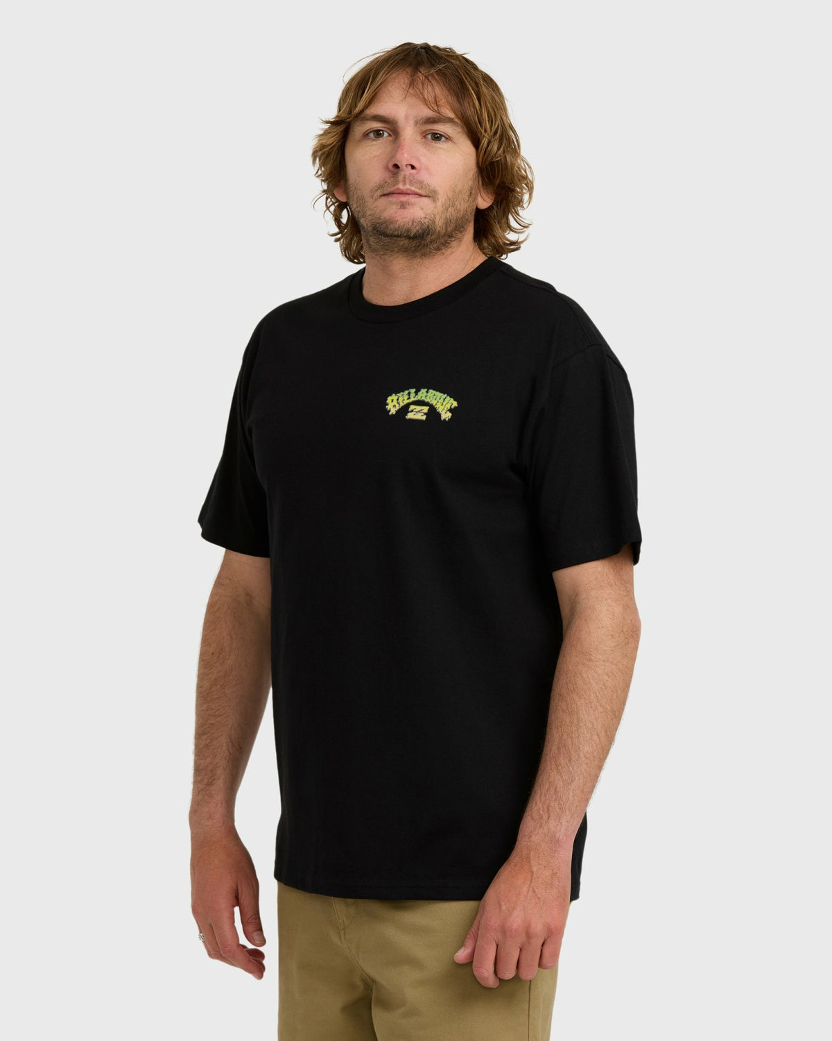 Billabong Men's Wax Arch Regular Short Sleeve T-Shirt - Black