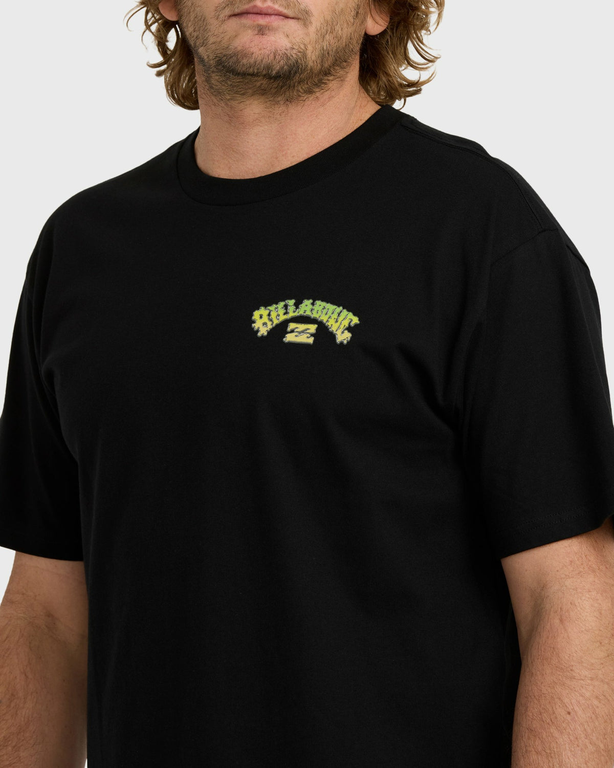 Billabong Men's Wax Arch Regular Short Sleeve T-Shirt - Black