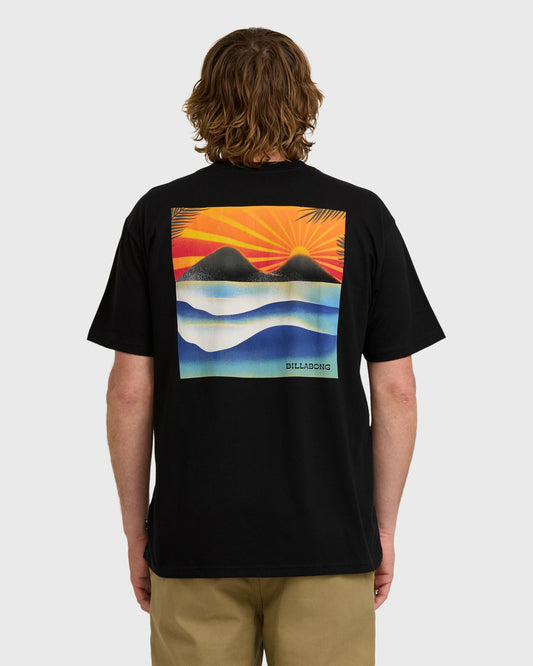 Billabong Men's Surf Dreams Regular Short Sleeve T-Shirt - Black
