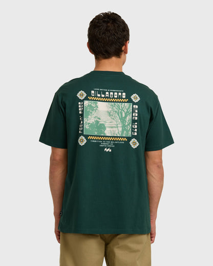 Billabong Men's Secret Spot Regular Short Sleeve T-Shirt - Forest