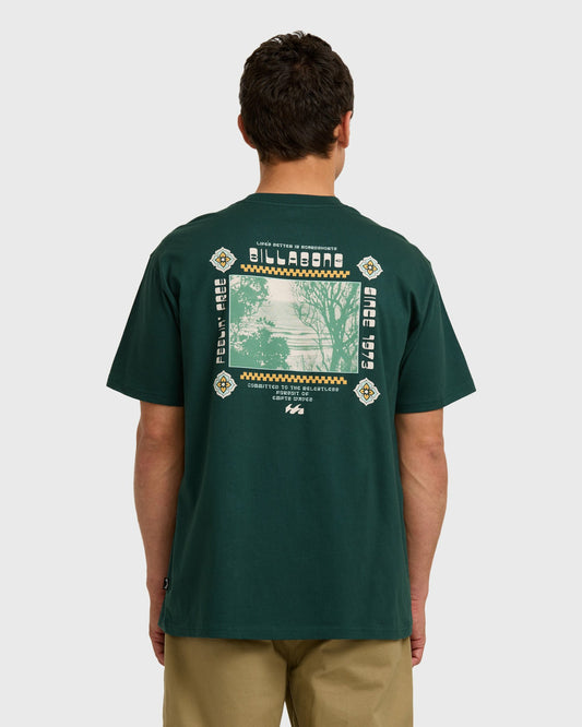 Billabong Men's Secret Spot Regular Short Sleeve T-Shirt - Forest