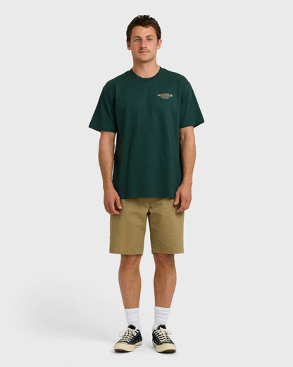 Billabong Men's Secret Spot Regular Short Sleeve T-Shirt - Forest