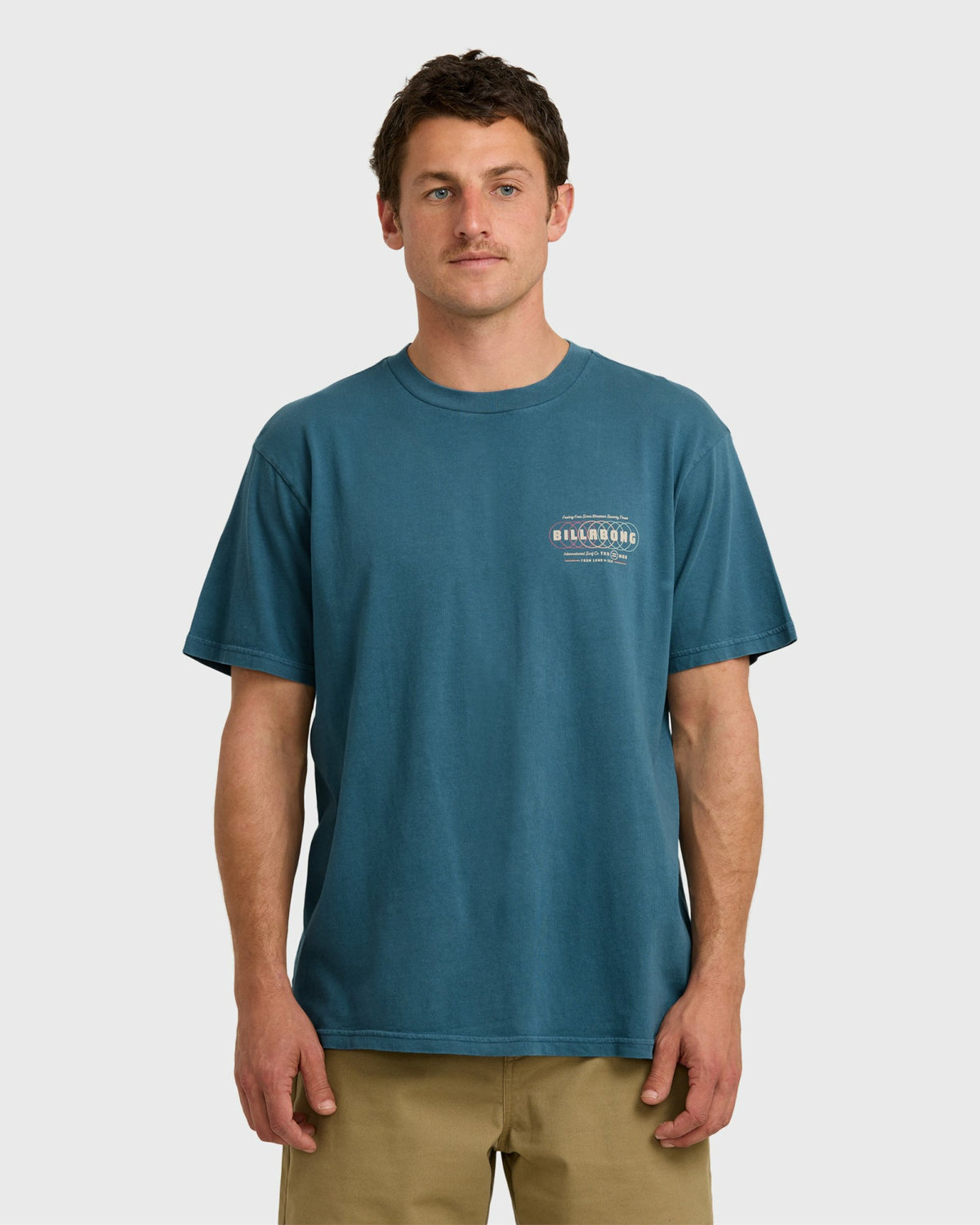 Billabong Men's South Runner Premium Ww Short Sleeve T-Shirt - Real Teal