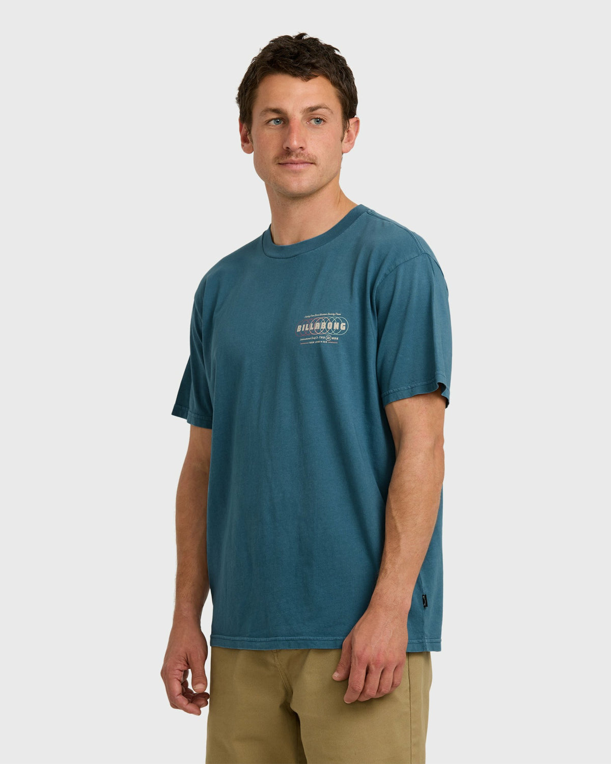 Billabong Men's South Runner Premium Ww Short Sleeve T-Shirt - Real Teal