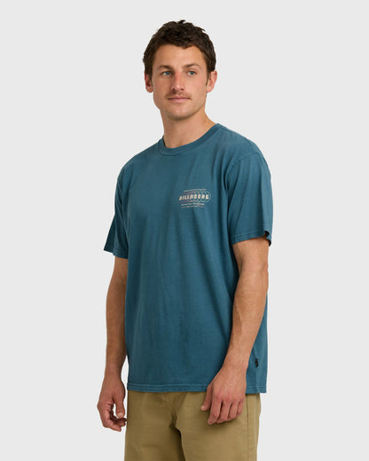 Billabong Men's South Runner Premium Ww Short Sleeve T-Shirt - Real Teal