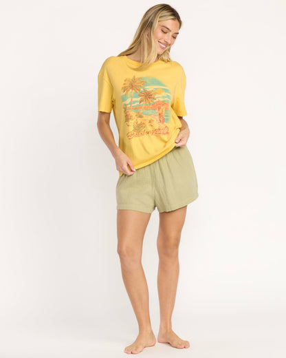Billabong Women's Trouble In Paradise Tee - Fresh Squeezed