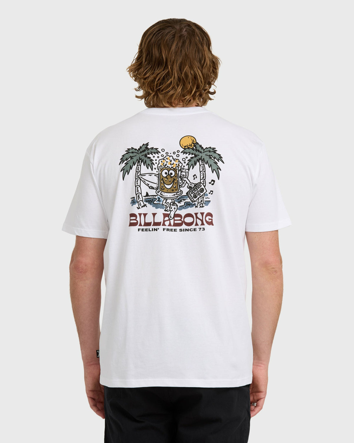 Billabong Men's Under The Sun Premium Short Sleeve T-Shirt - White