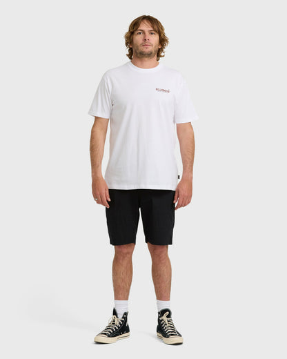 Billabong Men's Under The Sun Premium Short Sleeve T-Shirt - White