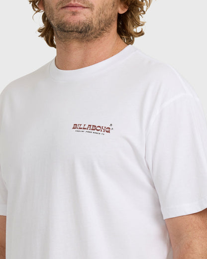 Billabong Men's Under The Sun Premium Short Sleeve T-Shirt - White