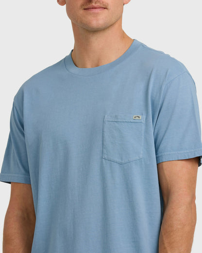Billabong Men's Essential Premium Wave Wash T-Shirt - Denim