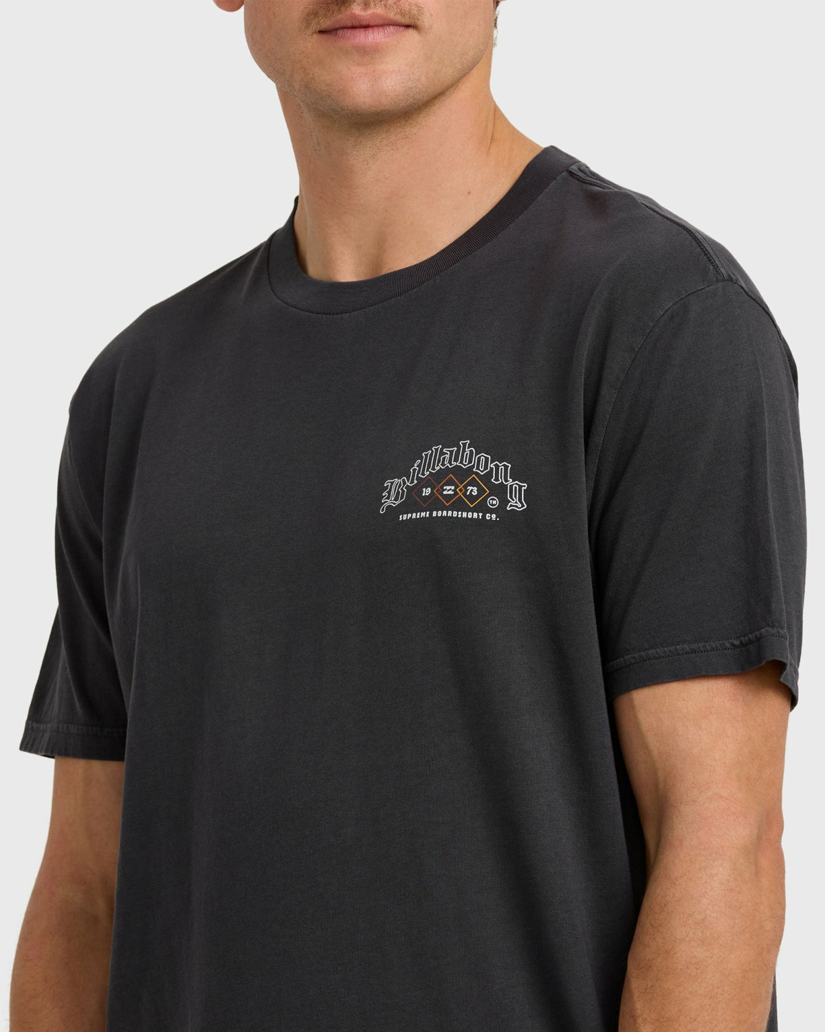 Billabong Men's South Runner Premium Ww Short Sleeve T-Shirt - Washed Black