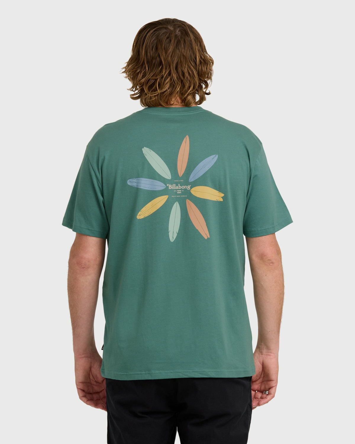 Billabong Men's Quiver Premium Short Sleeve T-Shirt - Sage Green