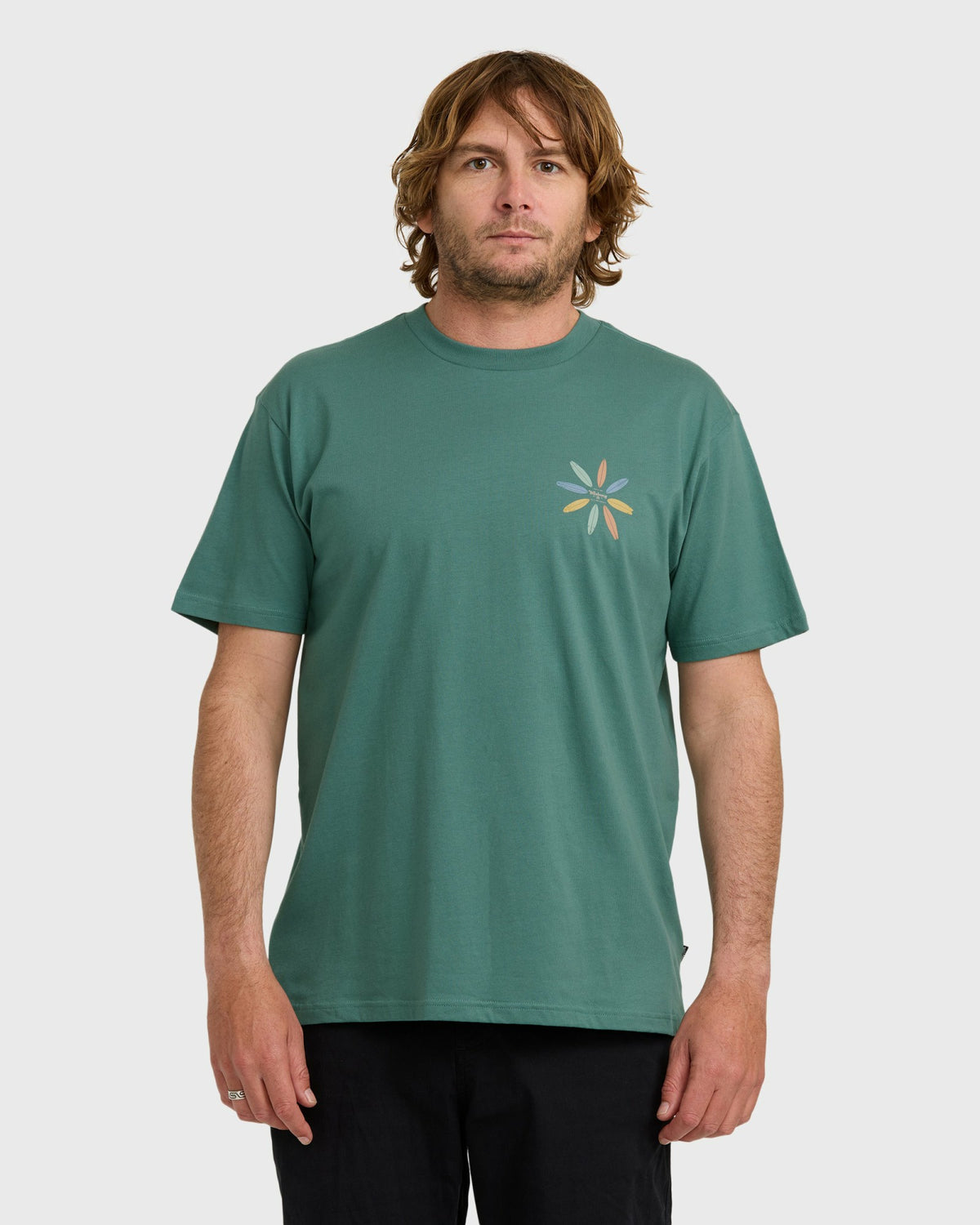 Billabong Men's Quiver Premium Short Sleeve T-Shirt - Sage Green