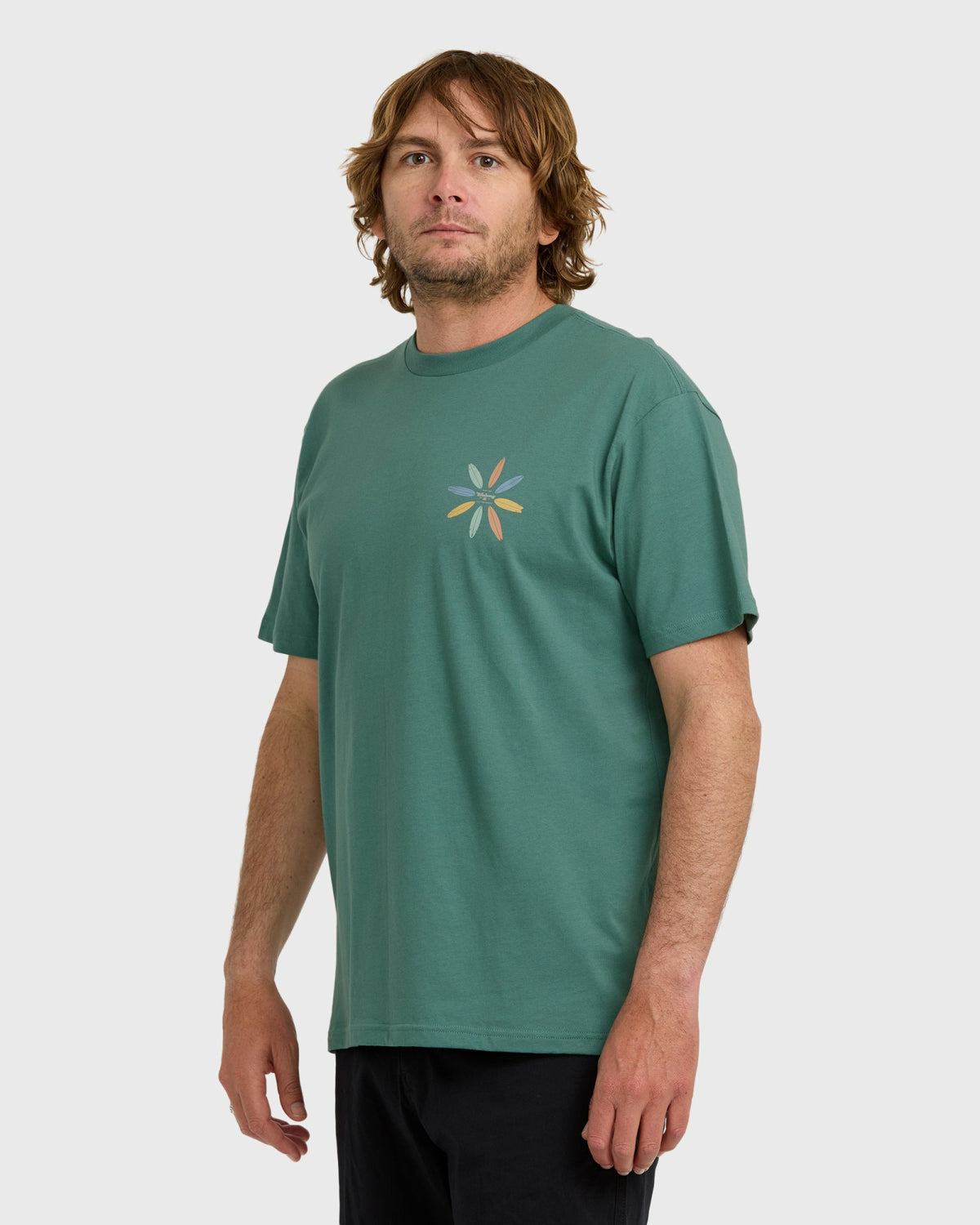 Billabong Men's Quiver Premium Short Sleeve T-Shirt - Sage Green
