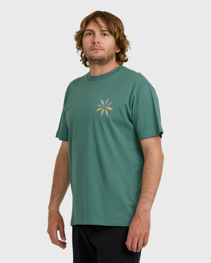 Billabong Men's Quiver Premium Short Sleeve T-Shirt - Sage Green