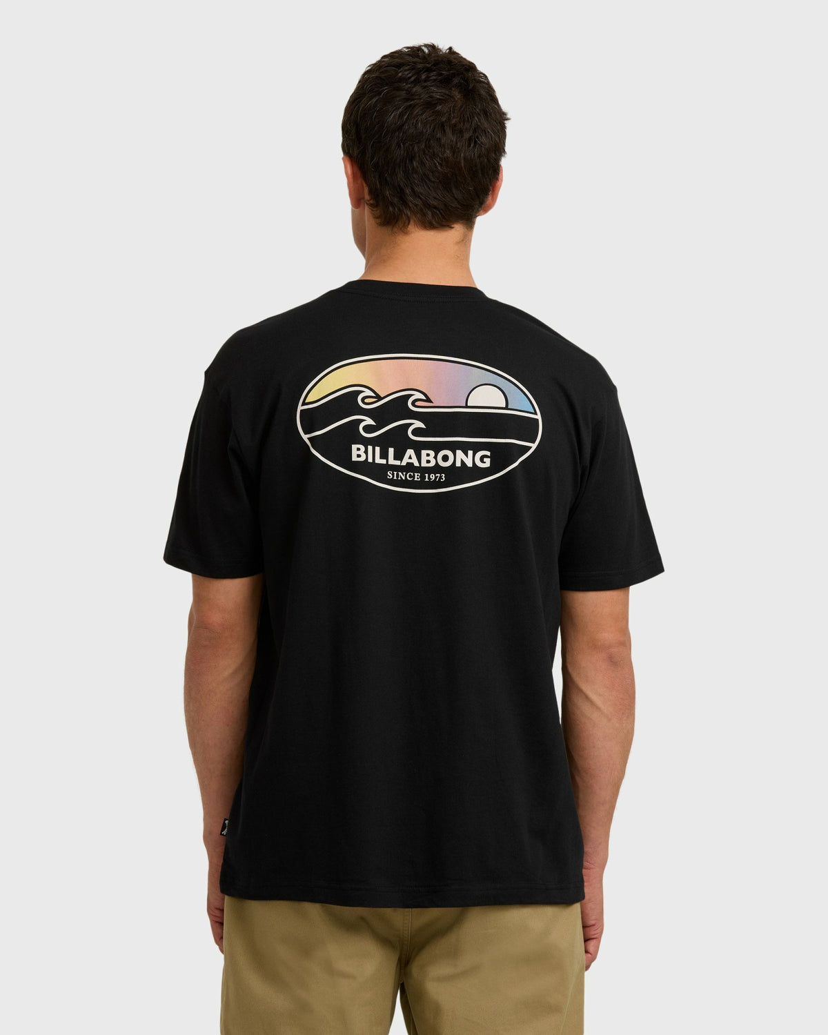 Billabong Men's Runner Premium Short Sleeve T-Shirt - Black