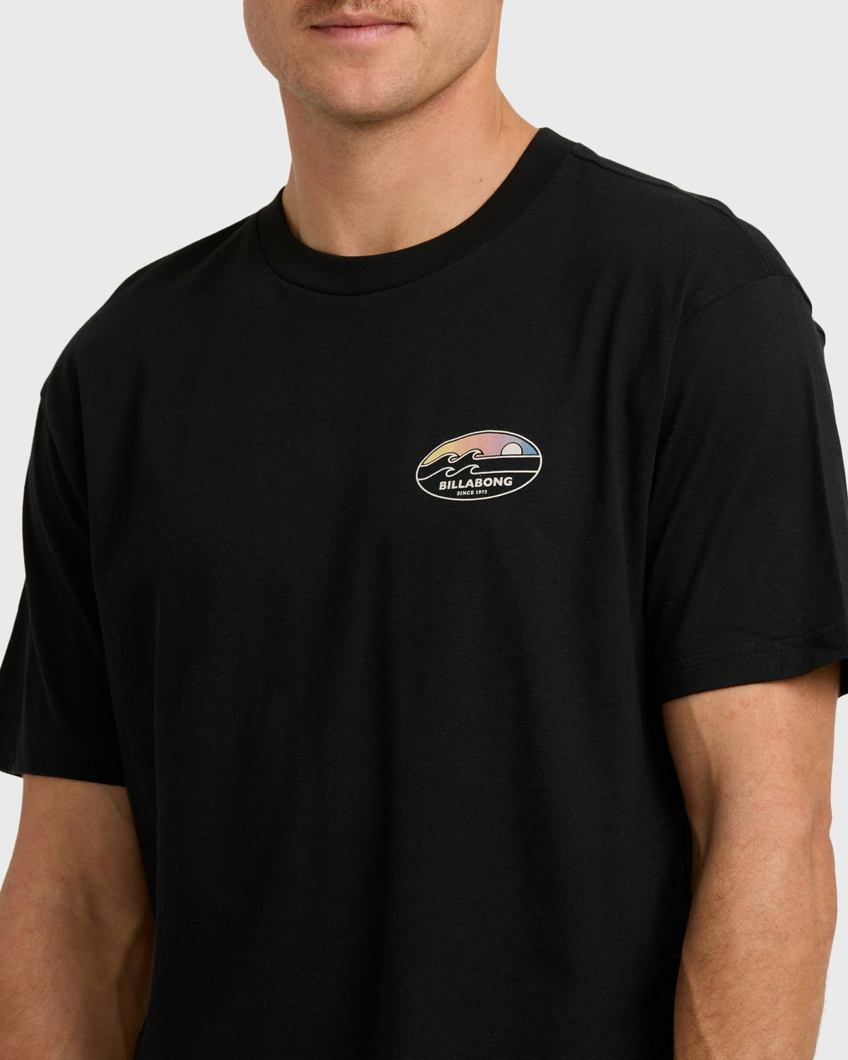 Billabong Men's Runner Premium Short Sleeve T-Shirt - Black