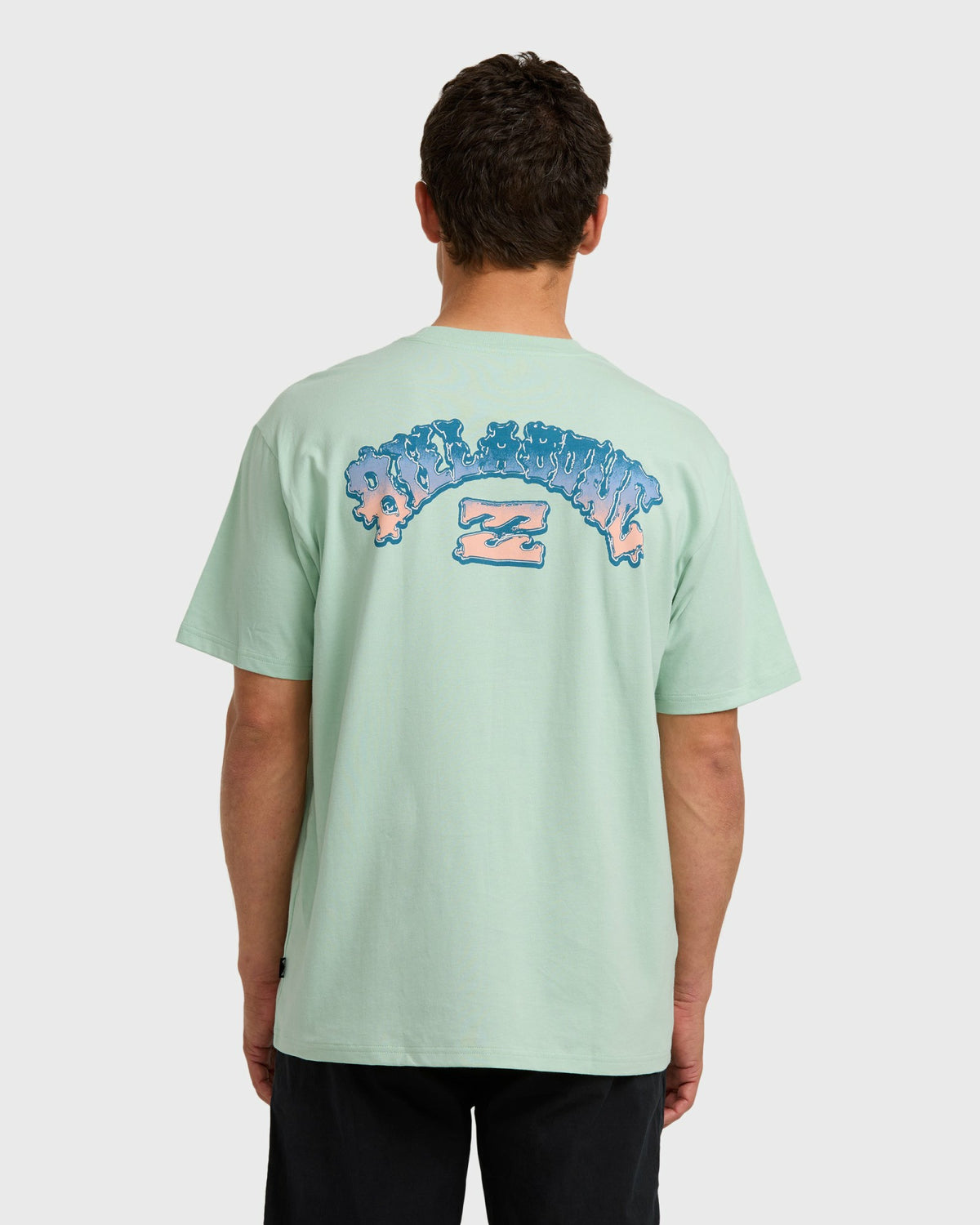 Billabong Men's Wax Arch Regular Short Sleeve T-Shirt - Seafoam