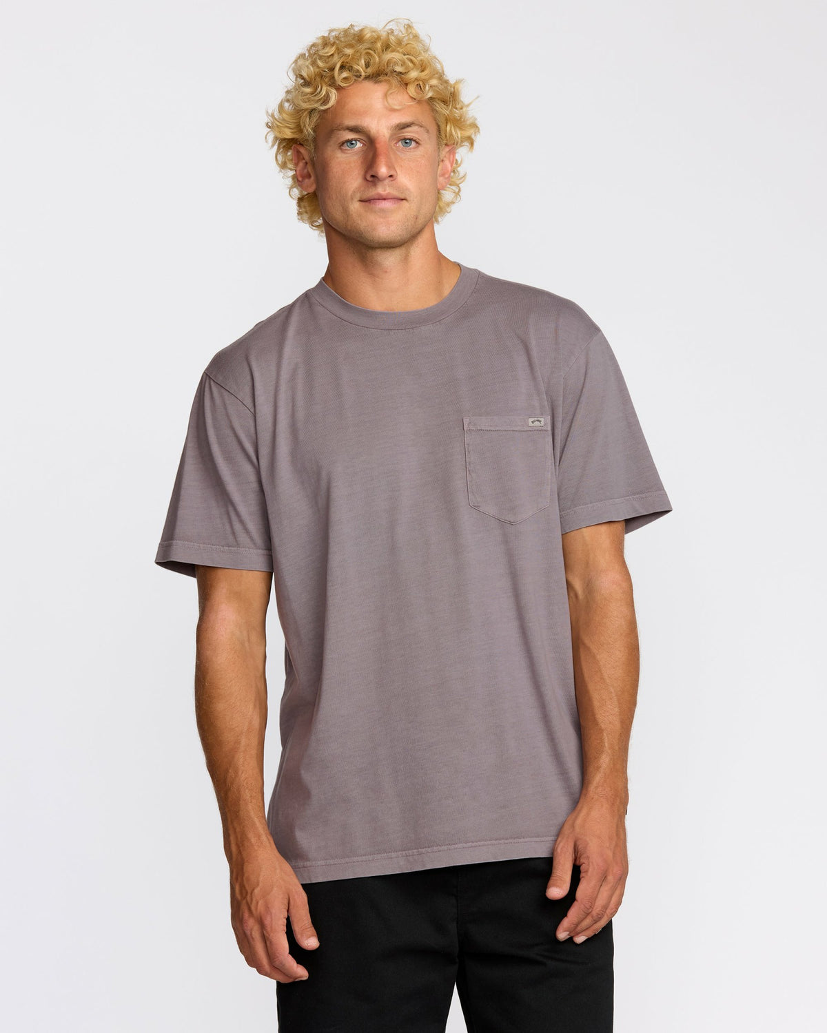 Billabong Men's Essential Premium Wave Wash T-Shirt - Grey Violet