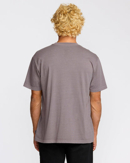 Billabong Men's Essential Premium Wave Wash T-Shirt - Grey Violet