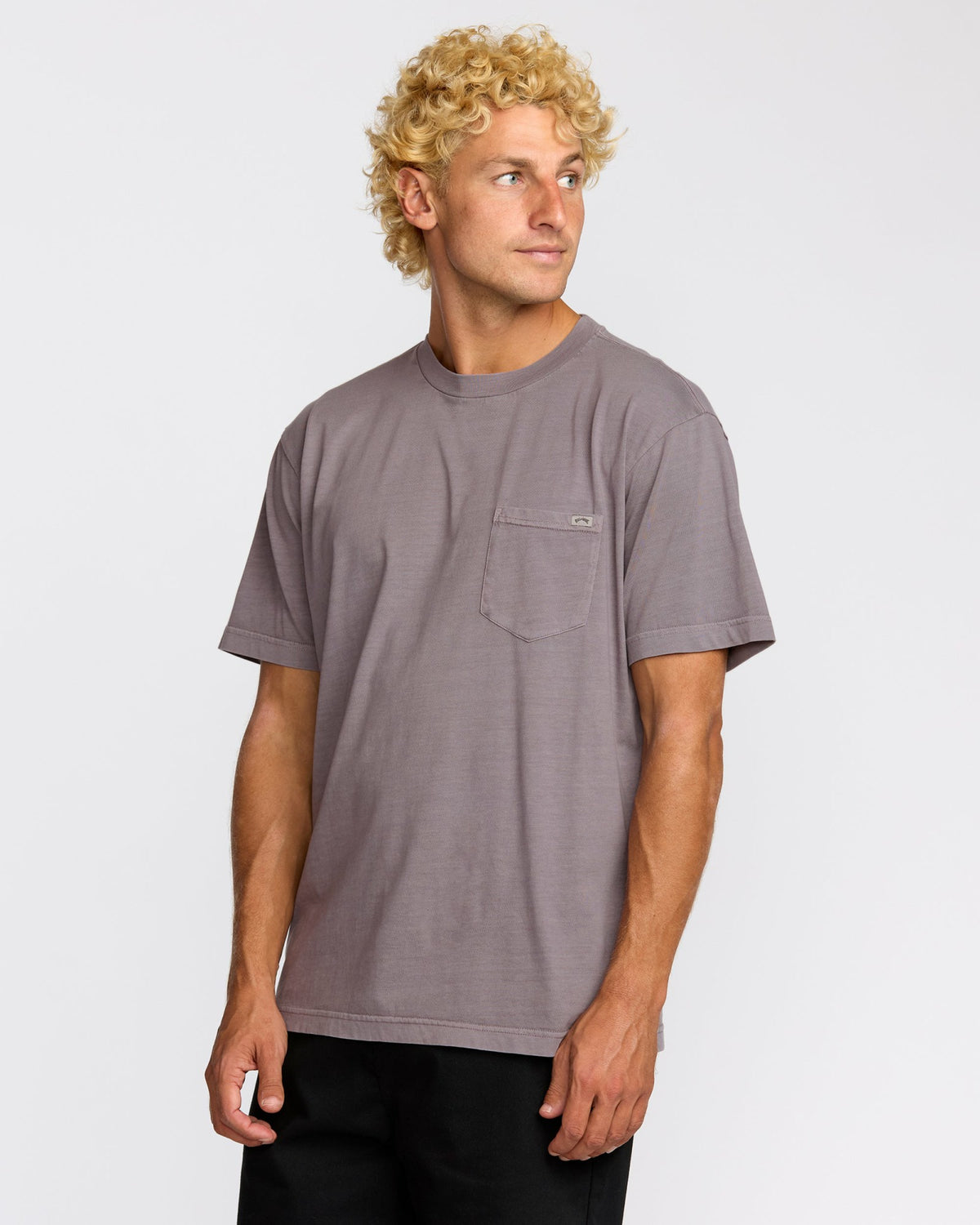 Billabong Men's Essential Premium Wave Wash T-Shirt - Grey Violet