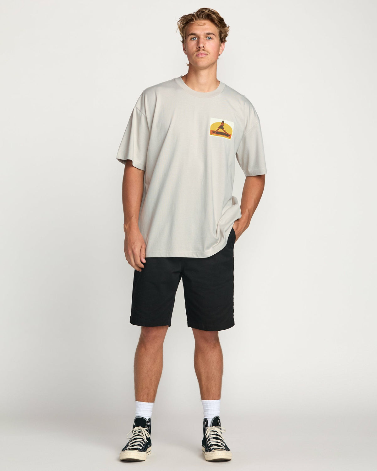 Billabong Men's Billabong x Mami Wata Ritual OG Tee - Stone